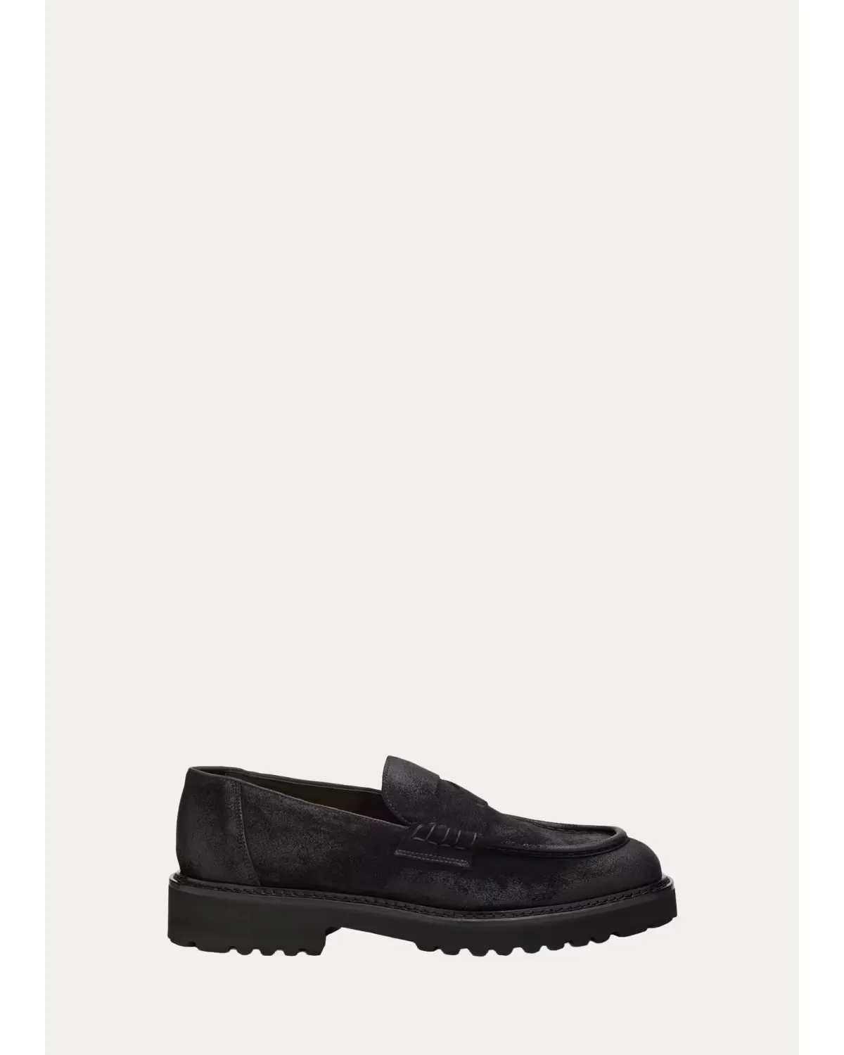 Philadelphia Suede Penny Loafers by Doucal's