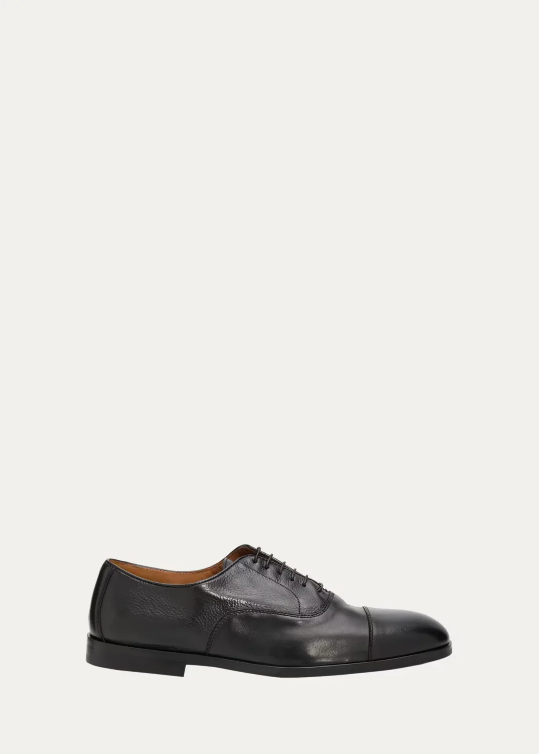 Stresa Grained Leather Oxford Dress Shoes