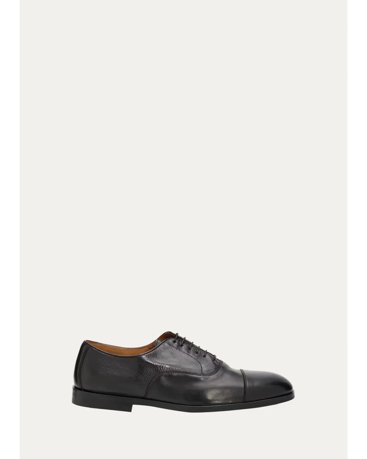 Stresa Grained Leather Oxford Dress Shoes by Doucal's