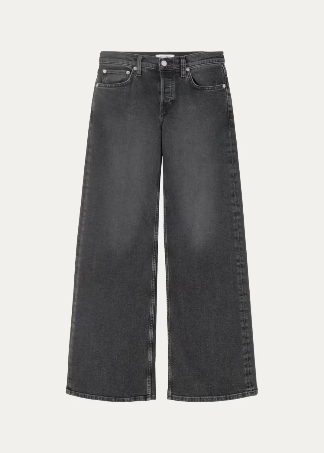 Laurel Mid-Rise Wide-Leg Jeans