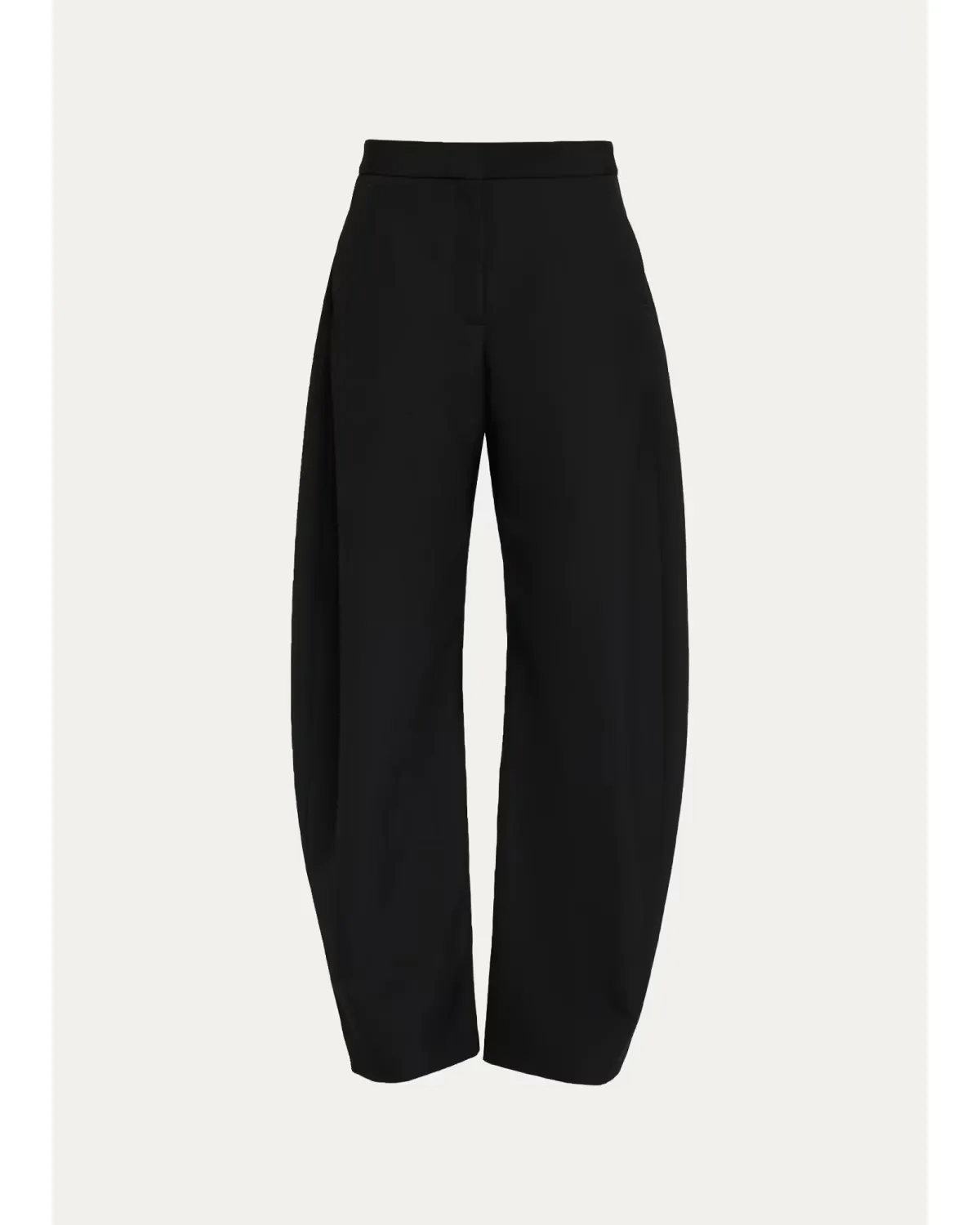 Lightweight Wool Barrel-Leg Pants by ALAA