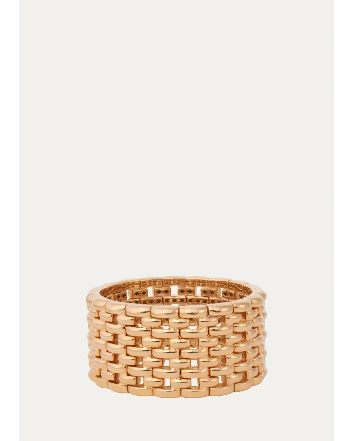 18K Yellow Gold Stretch Mosaic Bracelet