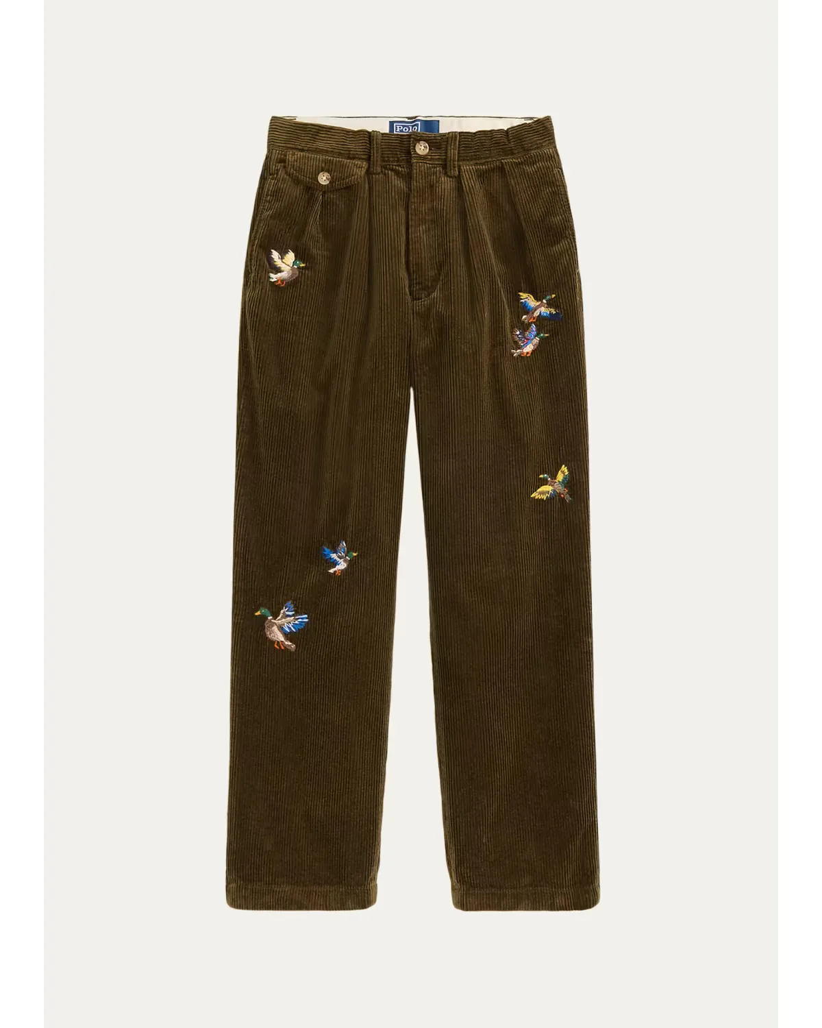 Whitman Duck-Embroidered Corduroy Pants by Ralph Lauren