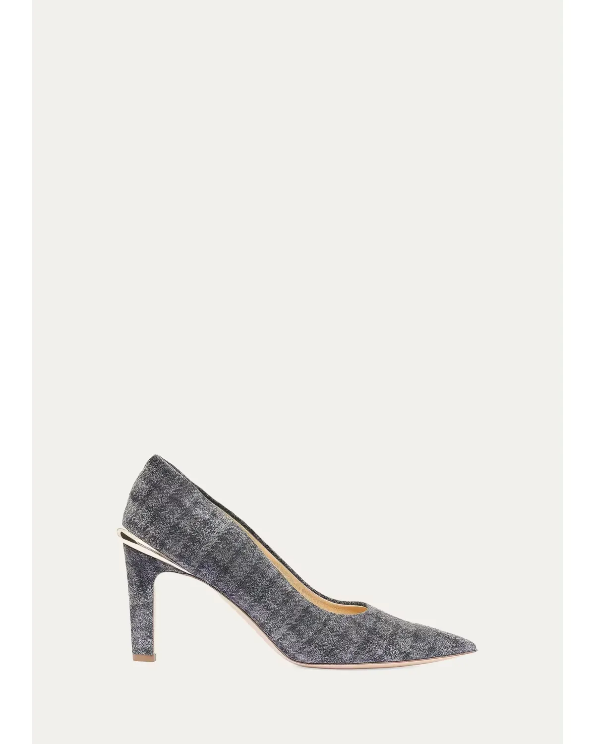 Edwina 75MM Boucl-Effect Leather Pumps by Gabriela Hearst