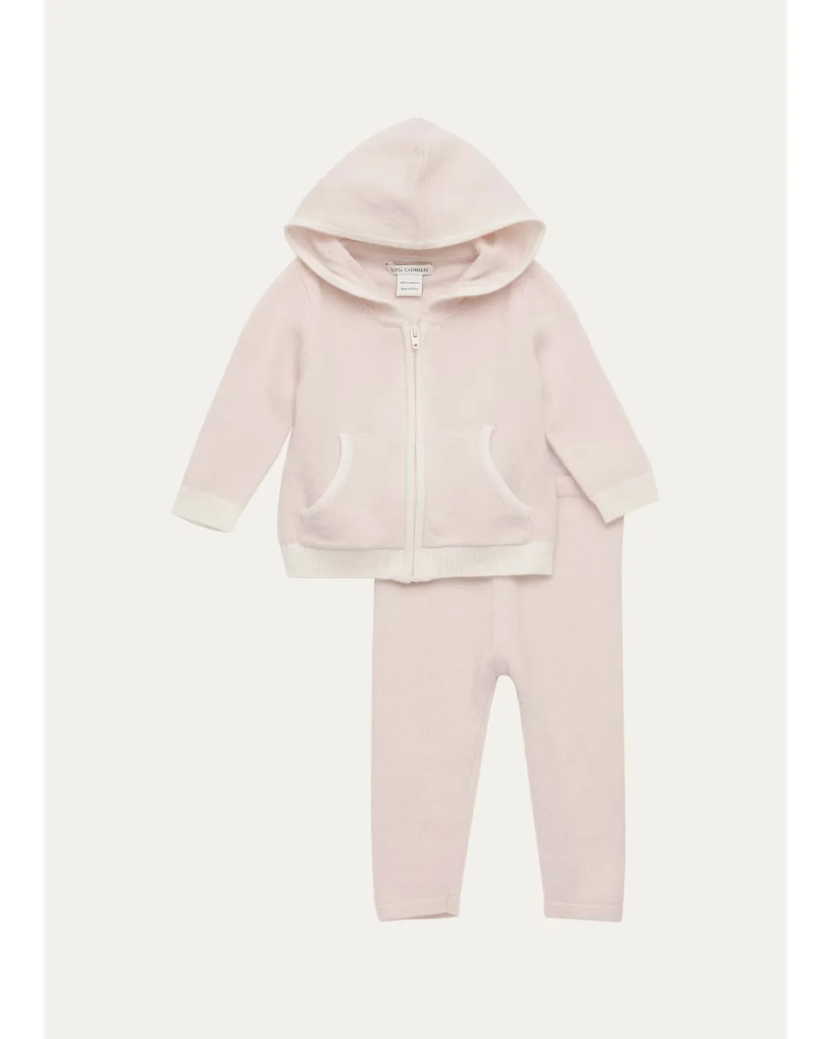Cashmere Zip Hoodie & Pants Set by Sofia Cashmere