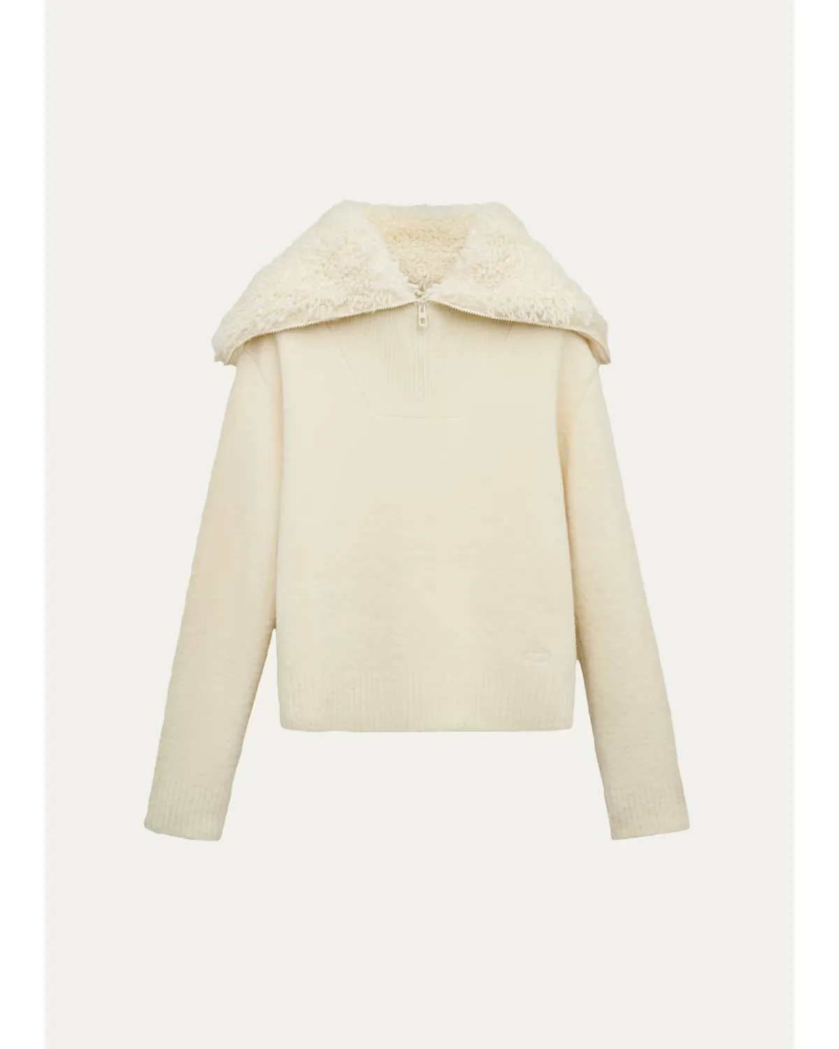 Knit Zip-Up Sweater by LOEWE