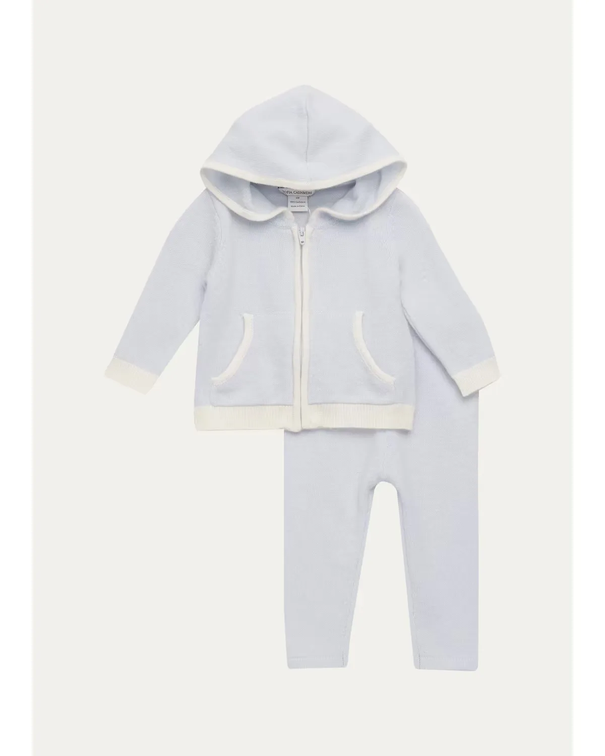 Cashmere Zip Hoodie & Pants Set by Sofia Cashmere