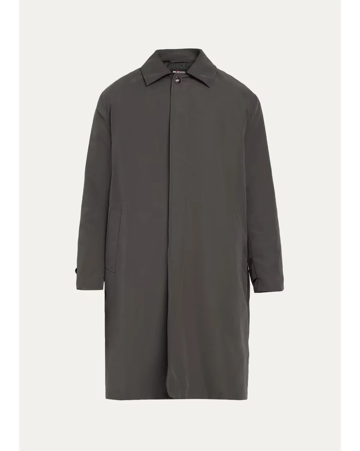 Concealed-Placket Raincoat by Kiton