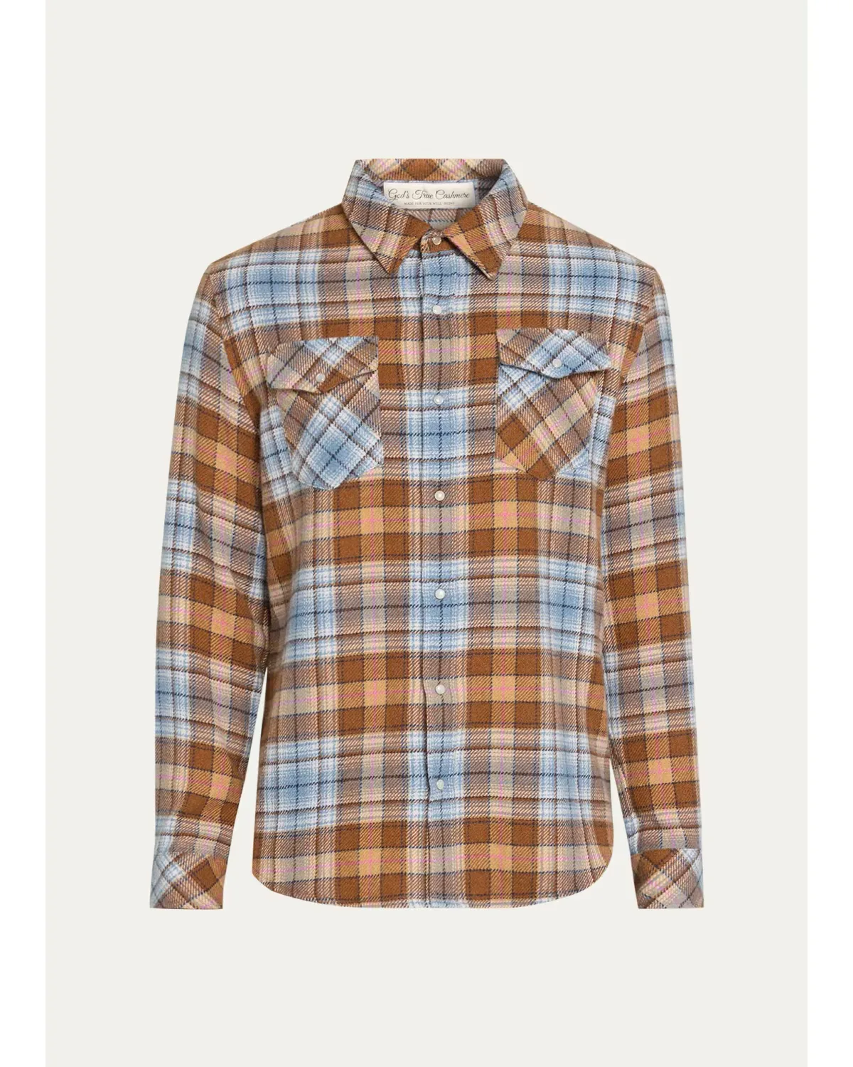 Plaid Cashmere Shirt by Gods True Cashmere