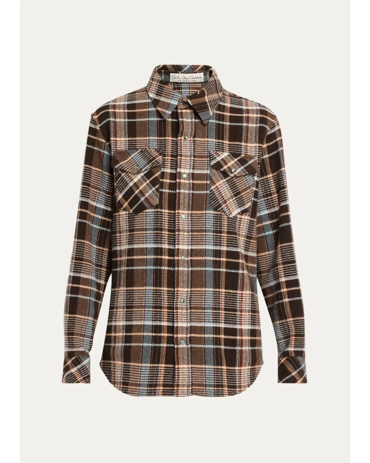 Wilderness Plaid Cashmere Shirt by Gods True Cashmere