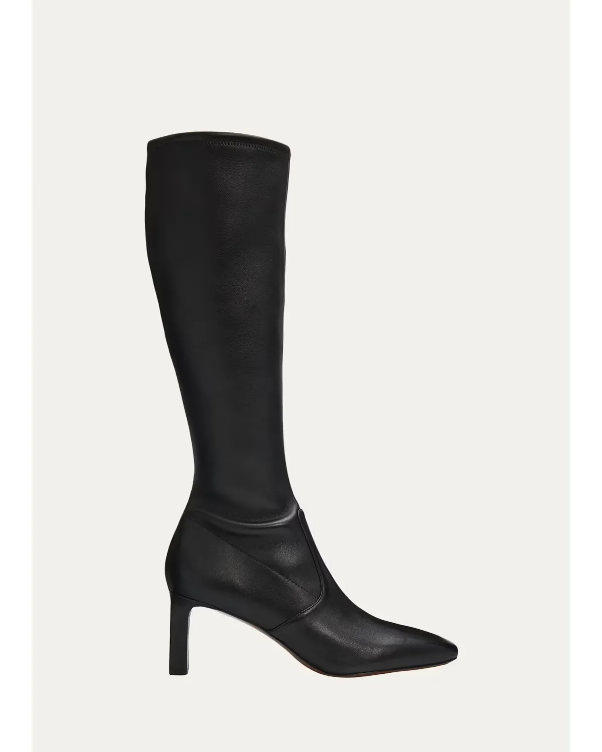 65mm Violette Stretch Leather Knee-High Boots by Vince