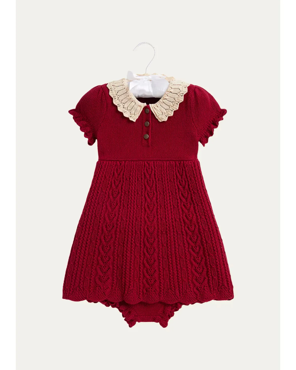 Pointelle Dress & Bloomers Set by Polo Ralph Lauren