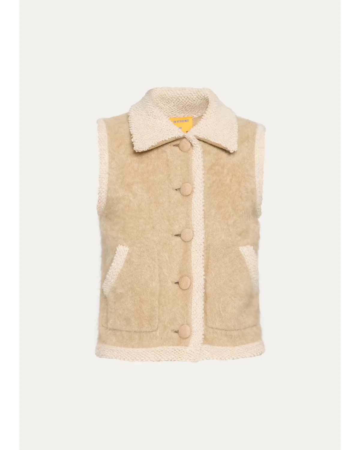Grizzly Wrangler Cashmere Vest by Guest in Residence