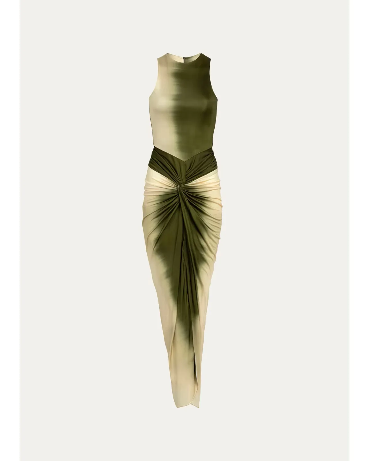 Leni Twisted Ombre Jersey Sleeveless Maxi Dress by Silvia Tcherassi