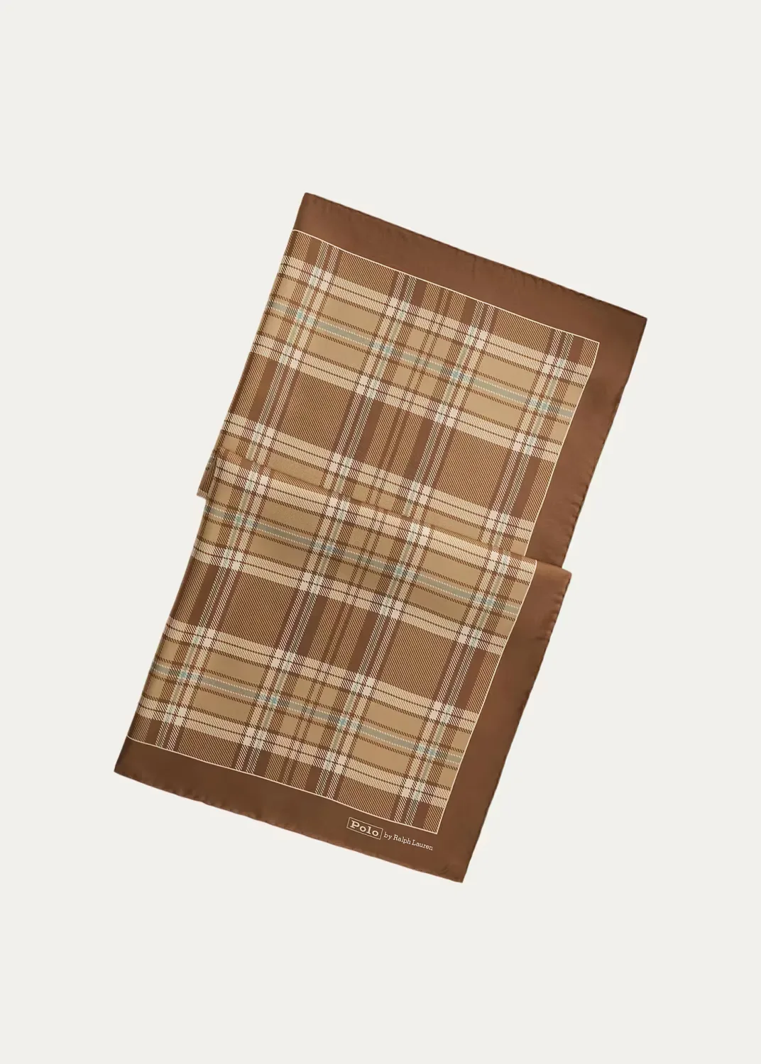 Plaid Wool Pocket Square by Polo Ralph Lauren
