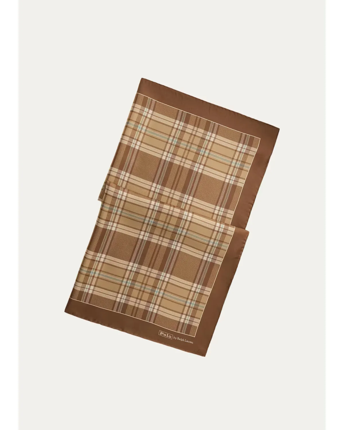 Plaid Wool Pocket Square by Polo Ralph Lauren