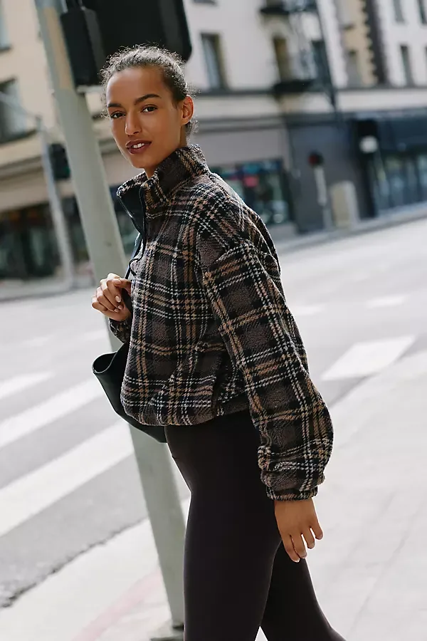 Leona Sherpa Fleece Jacket by Beach Riot
