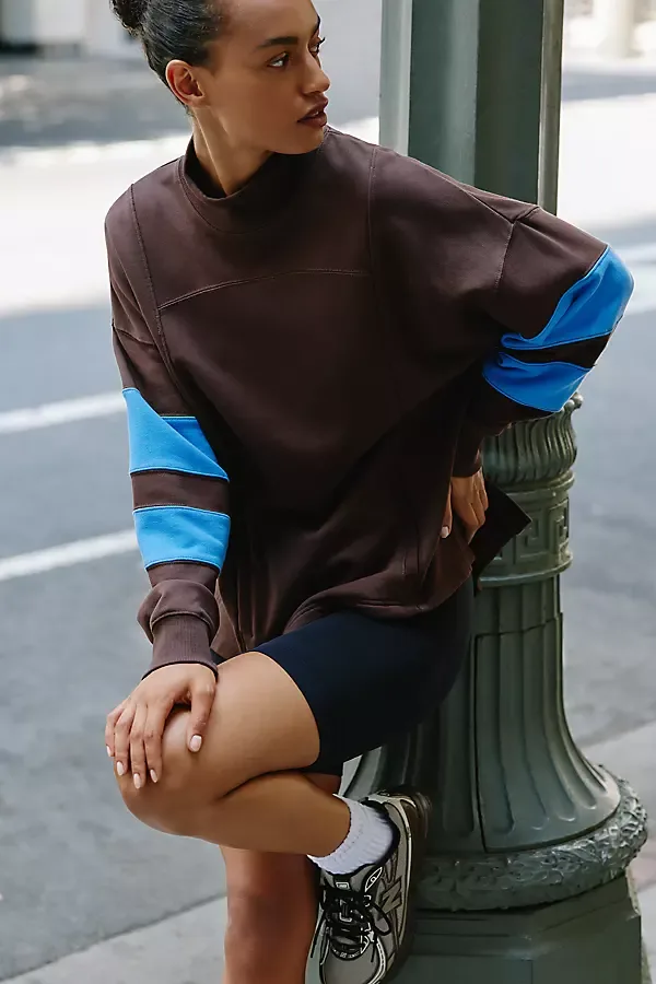 Jaylyn Cotton Long Sleeve Sweater by Beach Riot