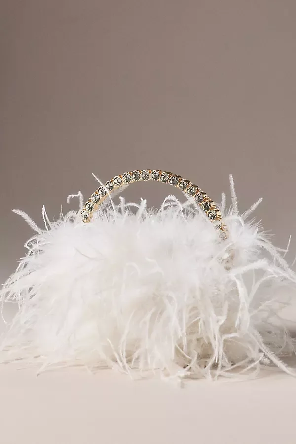 Crystal Feather Handbag by Badgley Mischka