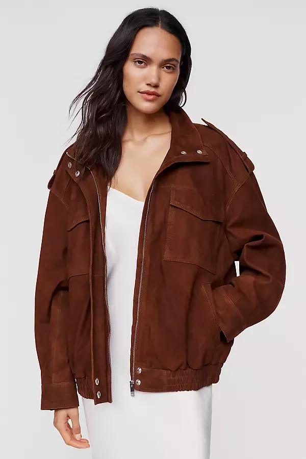 Astrid Suede Jacket by Walter Baker