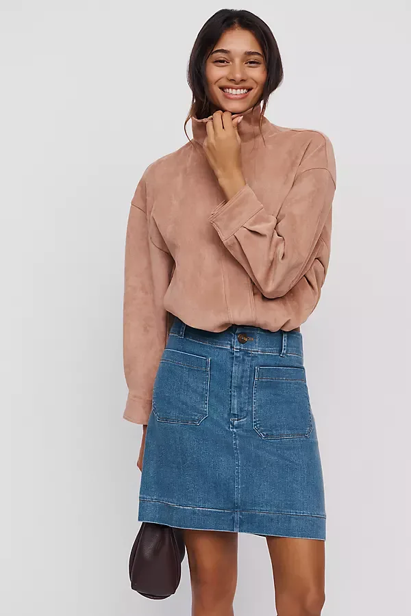 Colette Denim Skirt by Maeve