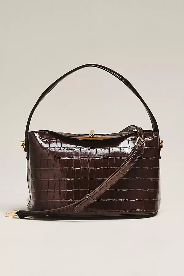 Lana Croc Crossbody Bag by Melie Bianco