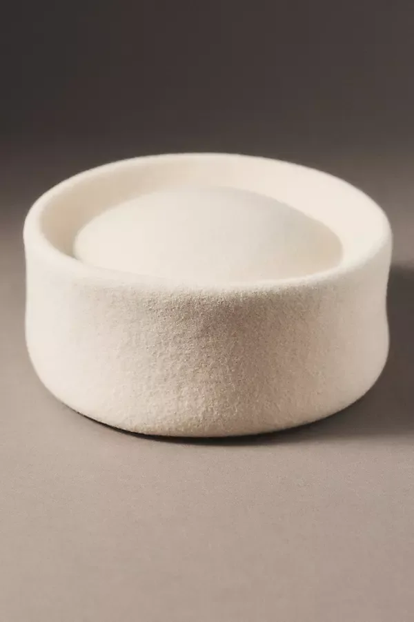 Gaspard 100% Wool Pillbox Hat by Van Palma
