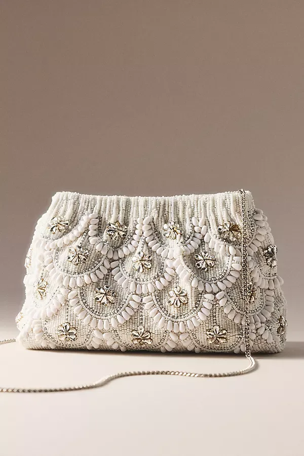 Scalloped Beaded Bag by Anthropologie