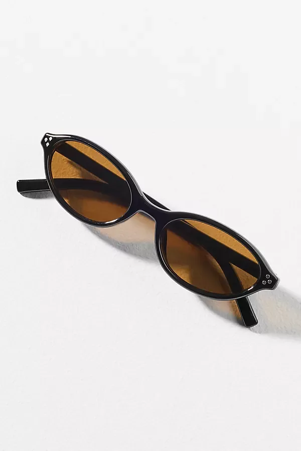 Slim Oval Sunglasses