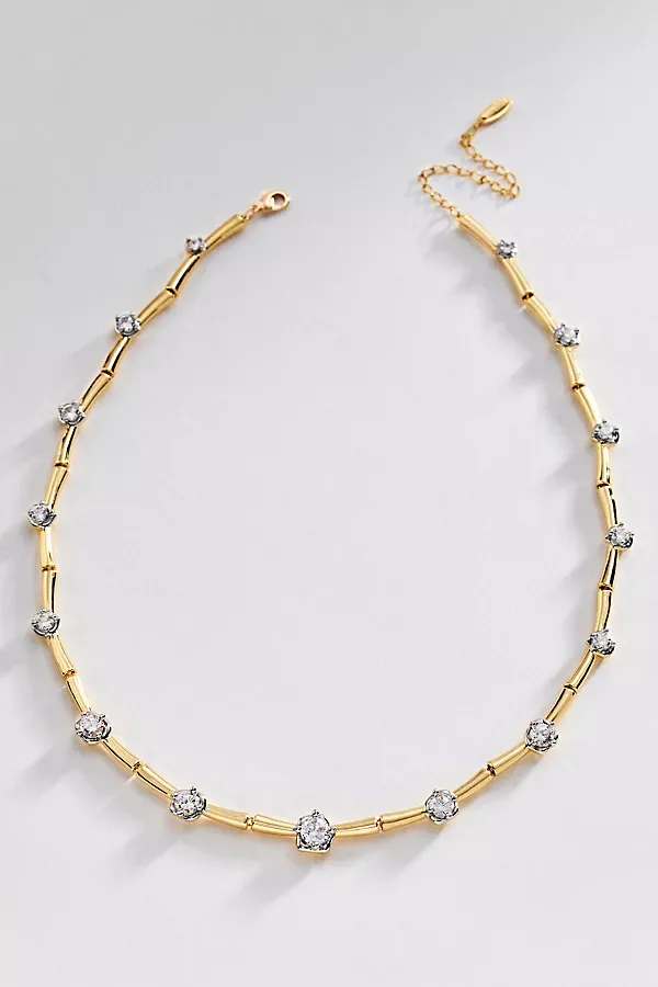 Scattered Crystal Necklace by Anthropologie