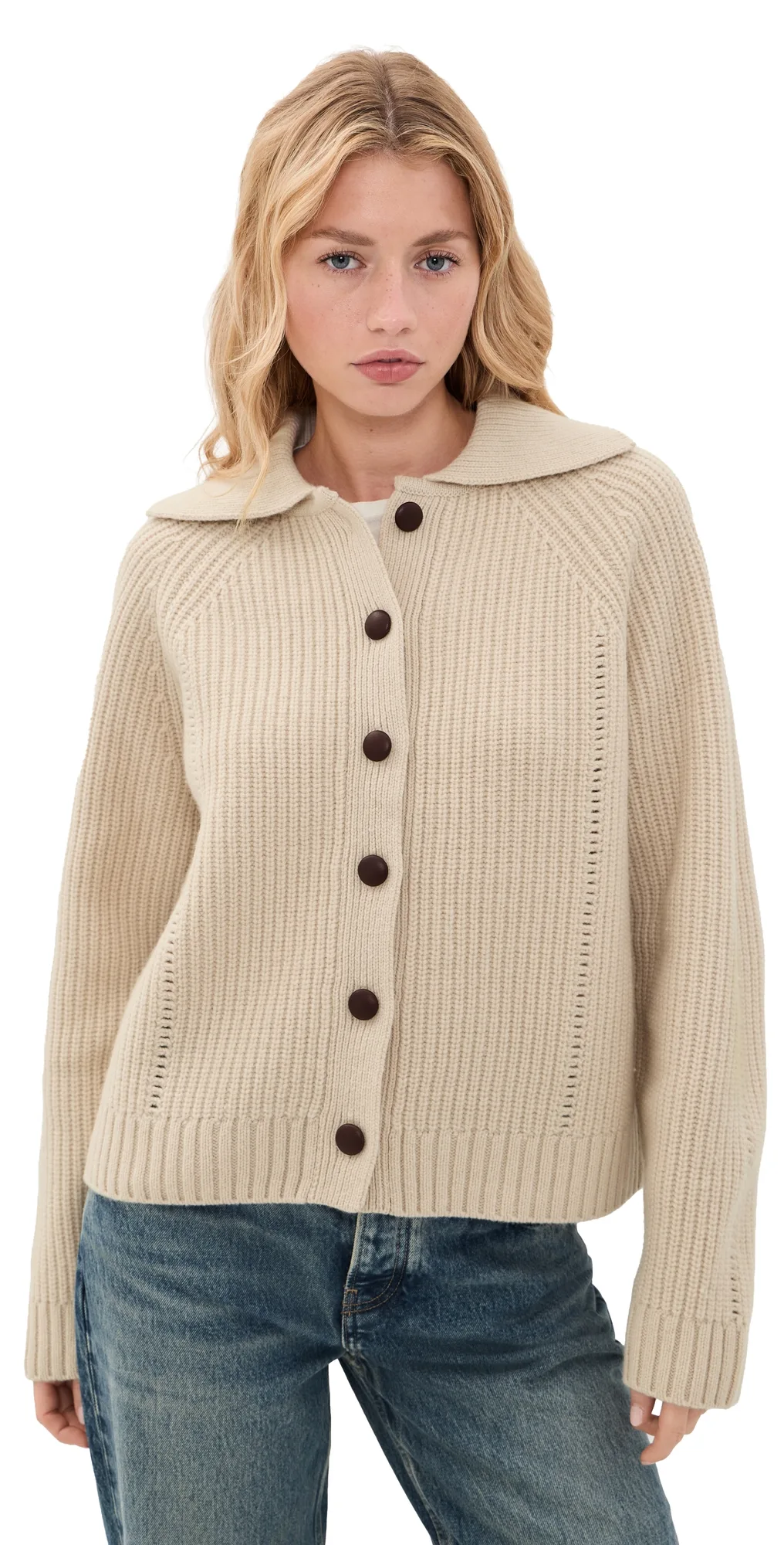 Merino Wool Cardigan by White & Warren