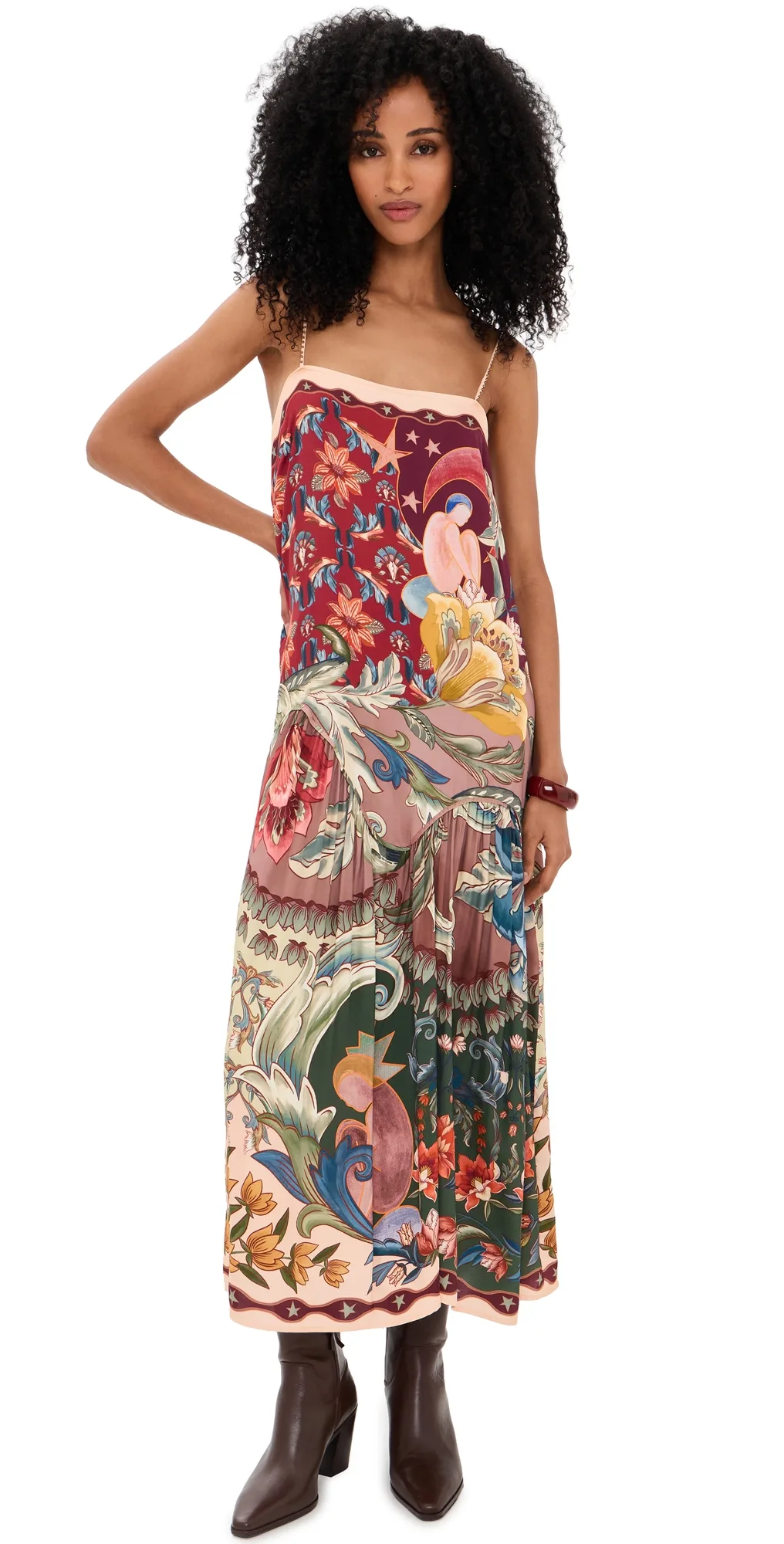 Lunar Boho Multicolor Sleeveless Maxi Dress Lunar Boho Multicolor by FARM Rio