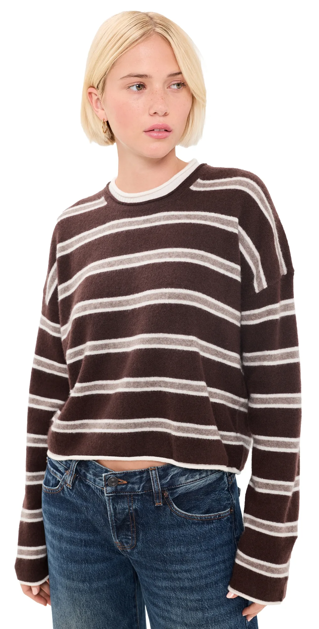 Striped Dominick Cashmere Sweater by La Ligne