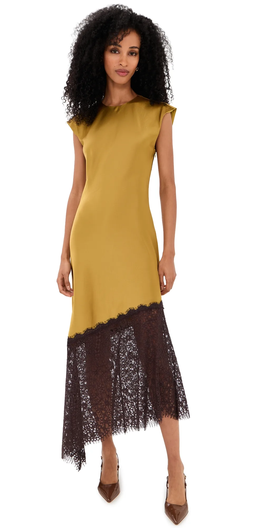 Violeta Lace Combo Dress by Tanya Taylor