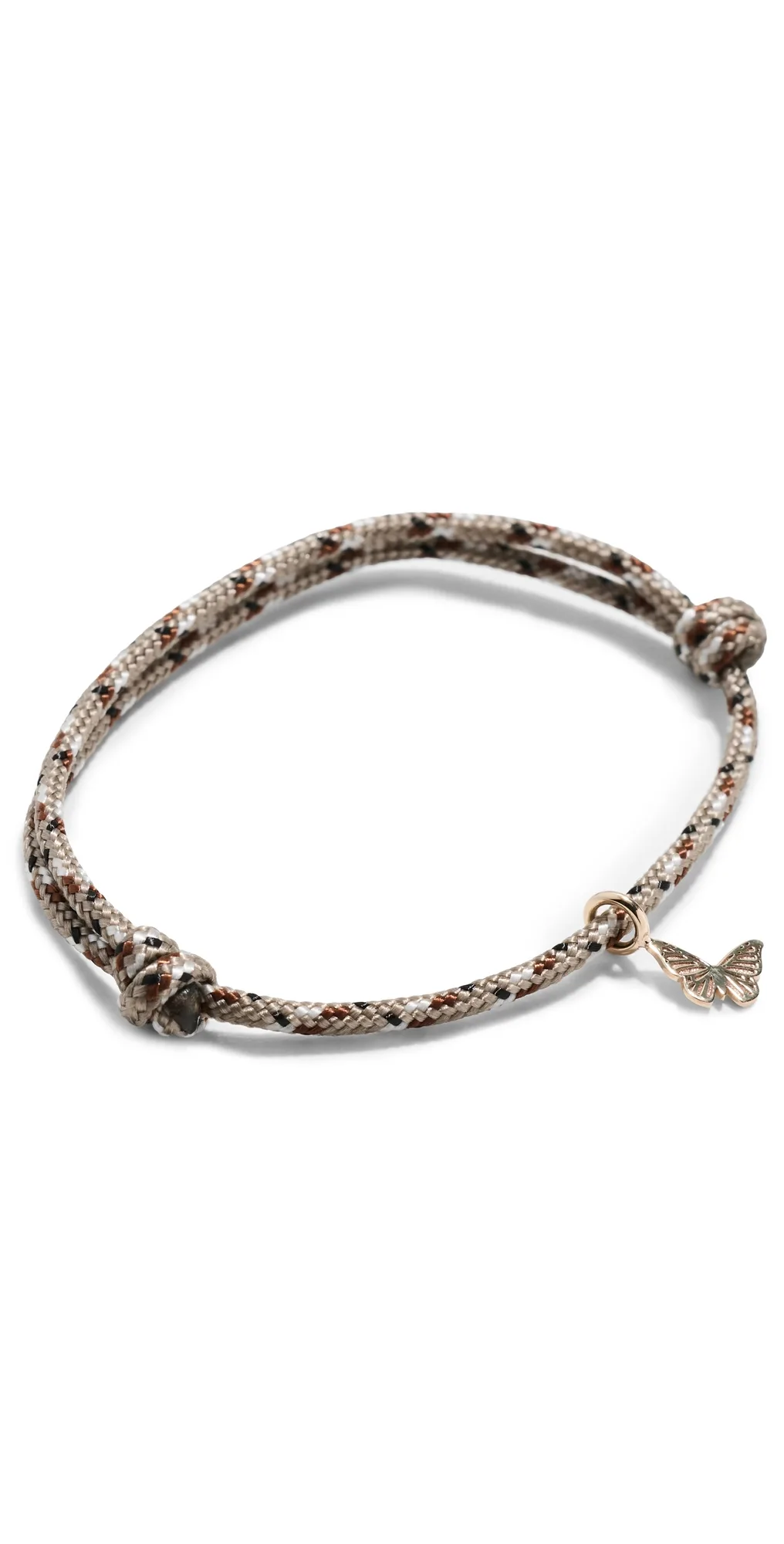 14k Midi Butterfly Paracord Bracelet by Zoë Chicco