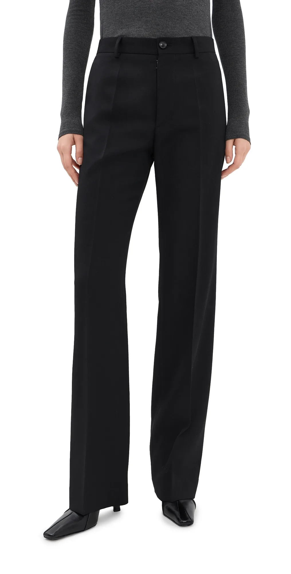 Classic Pleated Trousers by Maison Margiela