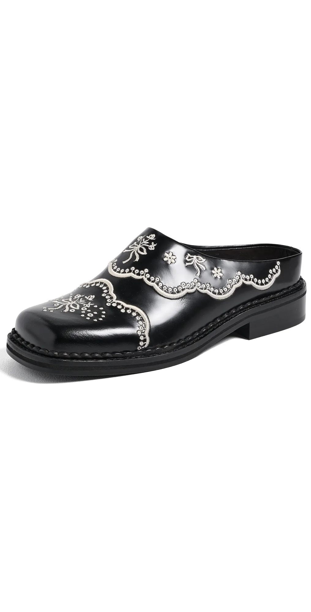 Simone Rocha Floral Lace Mules by Simone Rocha