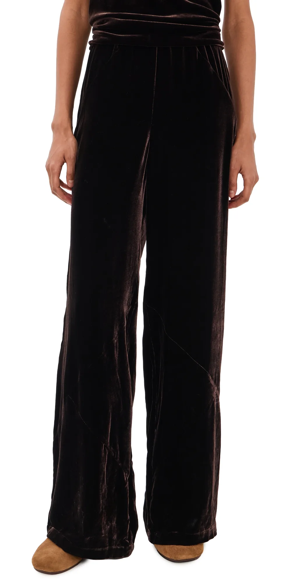 Velvet Bias Lounge Pants by Paris Georgia