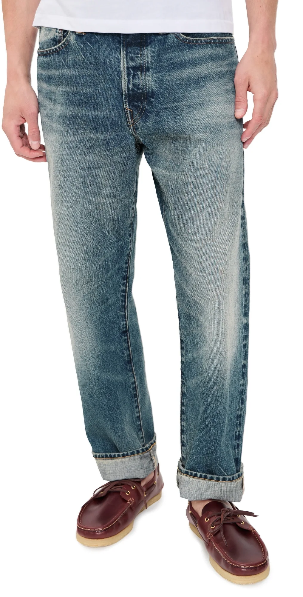 Standard Fit Selvedge Denim Jeans by Polo Ralph Lauren