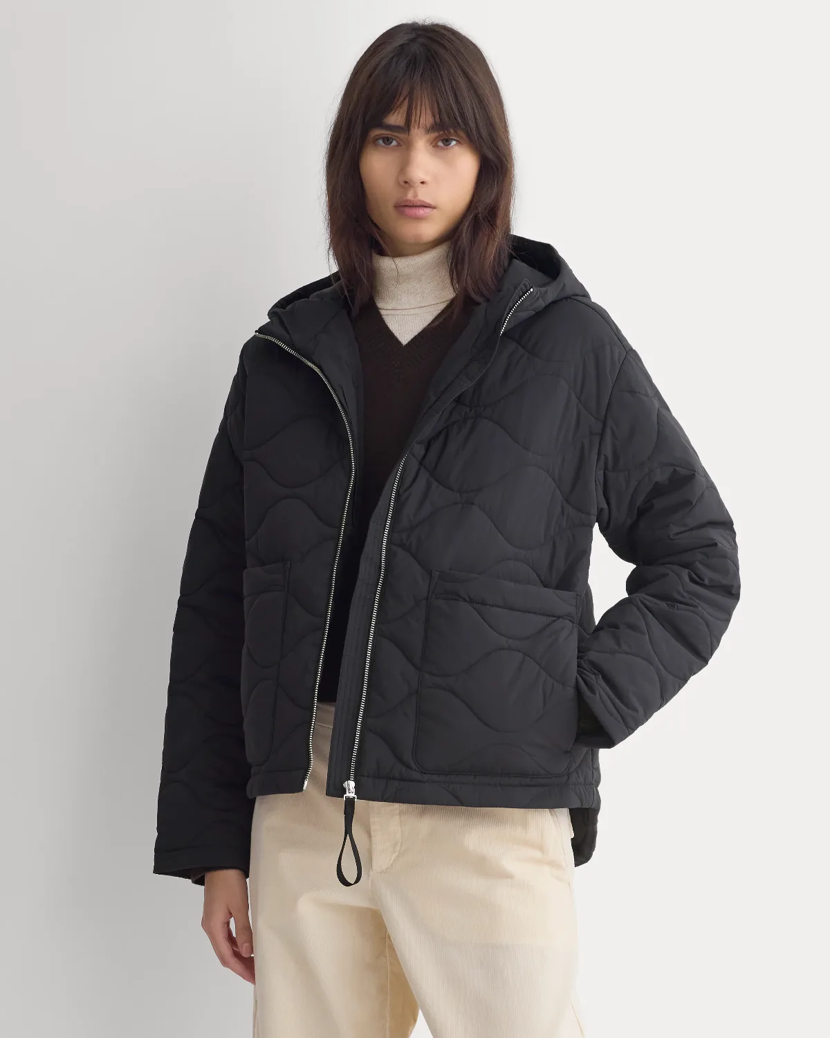 Re:Cycled Nylon Hooded Liner by Everlane