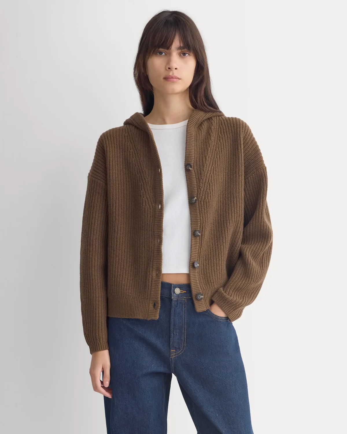 Hooded Cardigan, Luxe Merino, Wool by Everlane