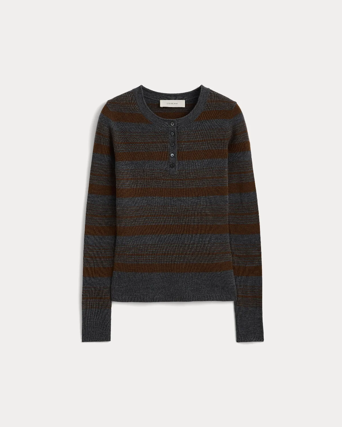 Long-Sleeve Henley Sweater, Ultrasoft Merino by Everlane