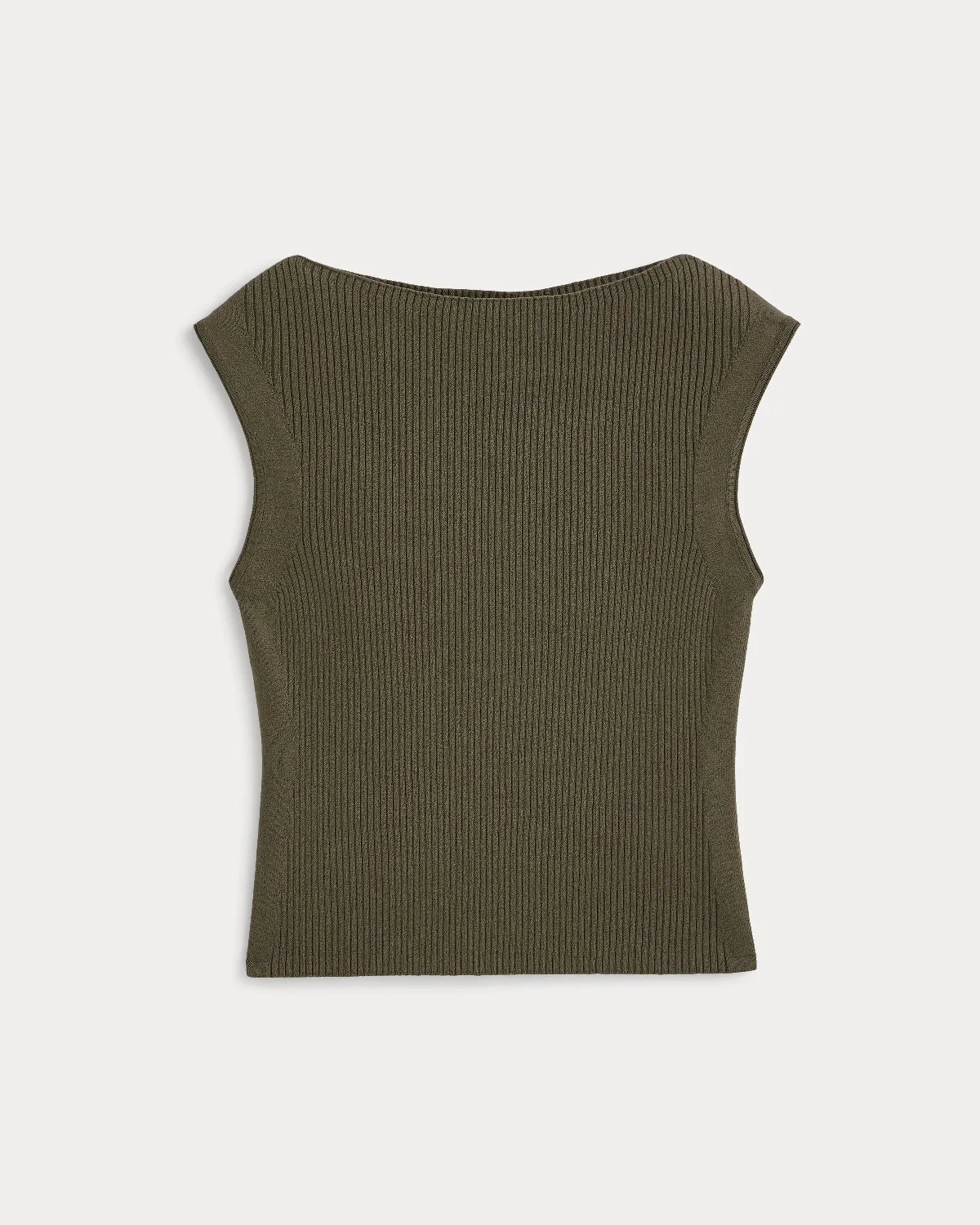 Boat-Neck Ribbed Knit, Viscose by Everlane