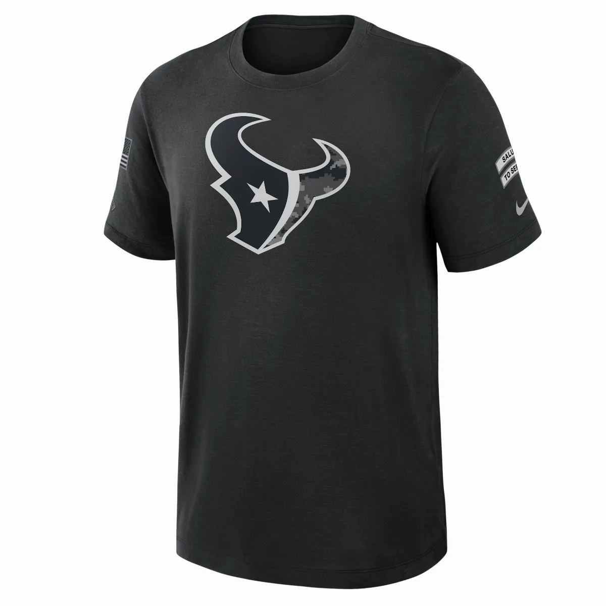 Houston Texans Salute to Service Slub Nike Dri-FIT NFL T-Shirt by Nike