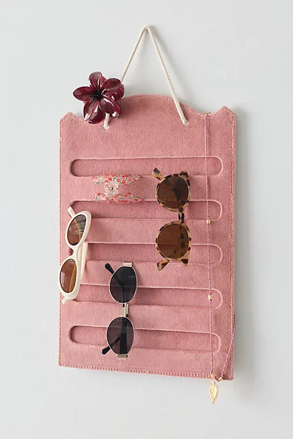 Jane Velvet Hanging Accessory Organizer by Urban Outfitters