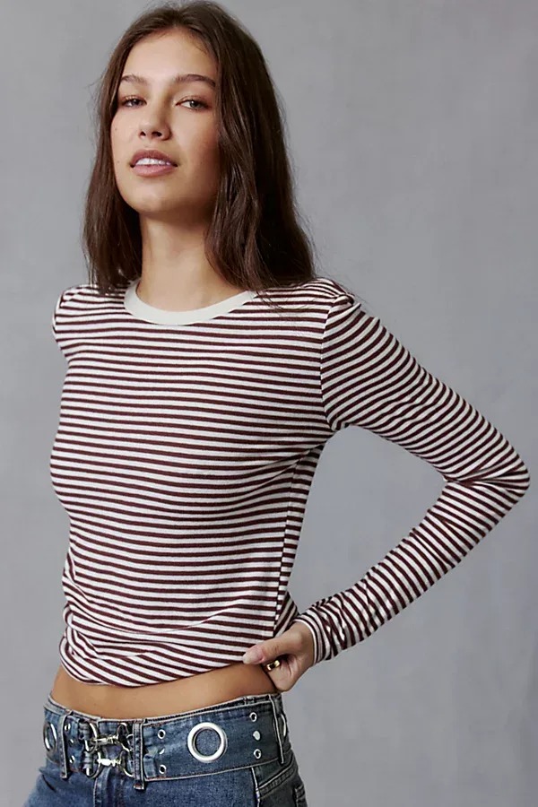 BDG Long Sleeve Spill the Tee by BDG