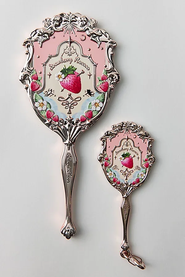 Flower Knows Strawberry Rococo Series Handheld Mirror & Mini Mirror Charm Set by Flower Knows
