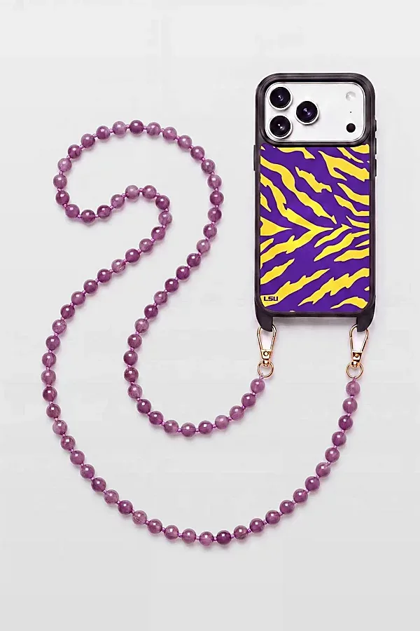 LSU Crossbody Phone Chain Set by Corde Cases