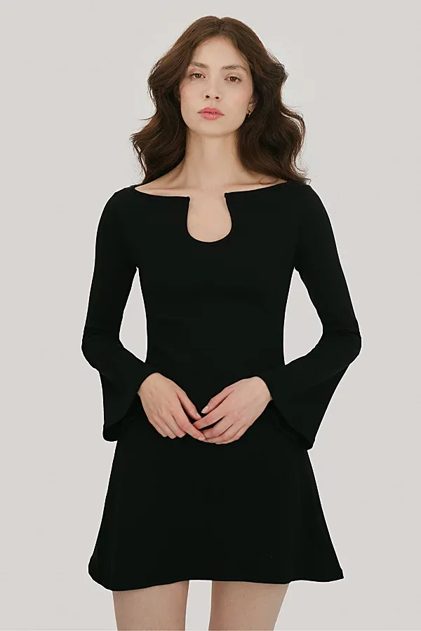 Emily Long Sleeve Mini Dress