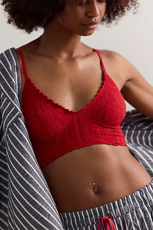 Heirloom Seamless Longline V-Neck Bralette